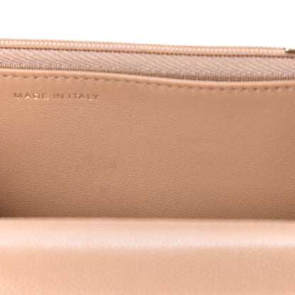 Chanel Caviar Quilted Wallet On Chain WOC Beige 8 of 14