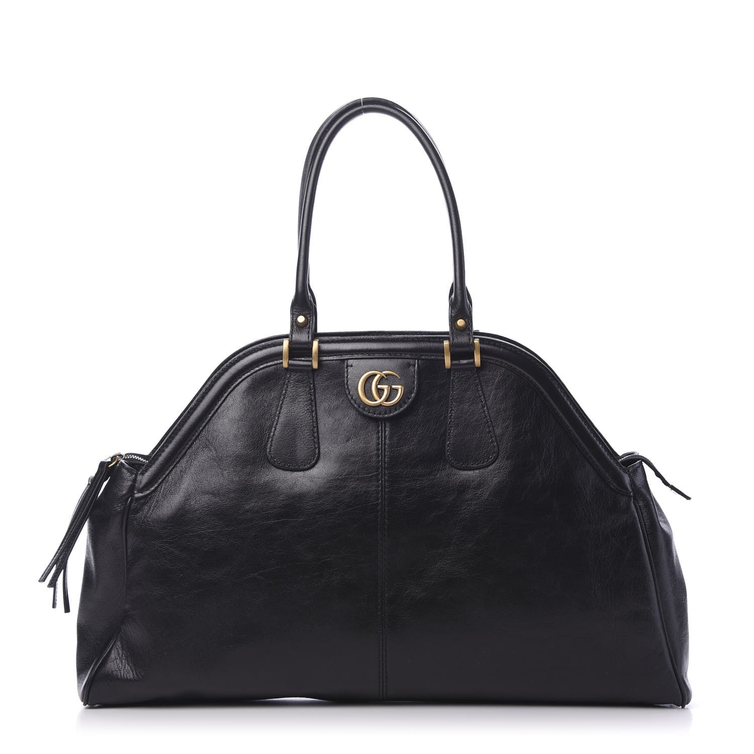 Gucci Calfskin Large Re(Belle) Top Handle Bag Black 1 of 11