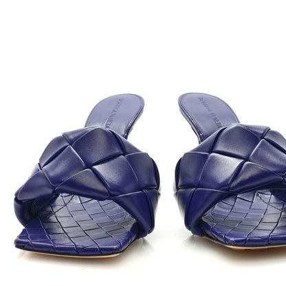 Bottega Veneta Nappa Maxi Intrecciato Lido 90mm Mule Sandals 40 Unicorn 3 of 7