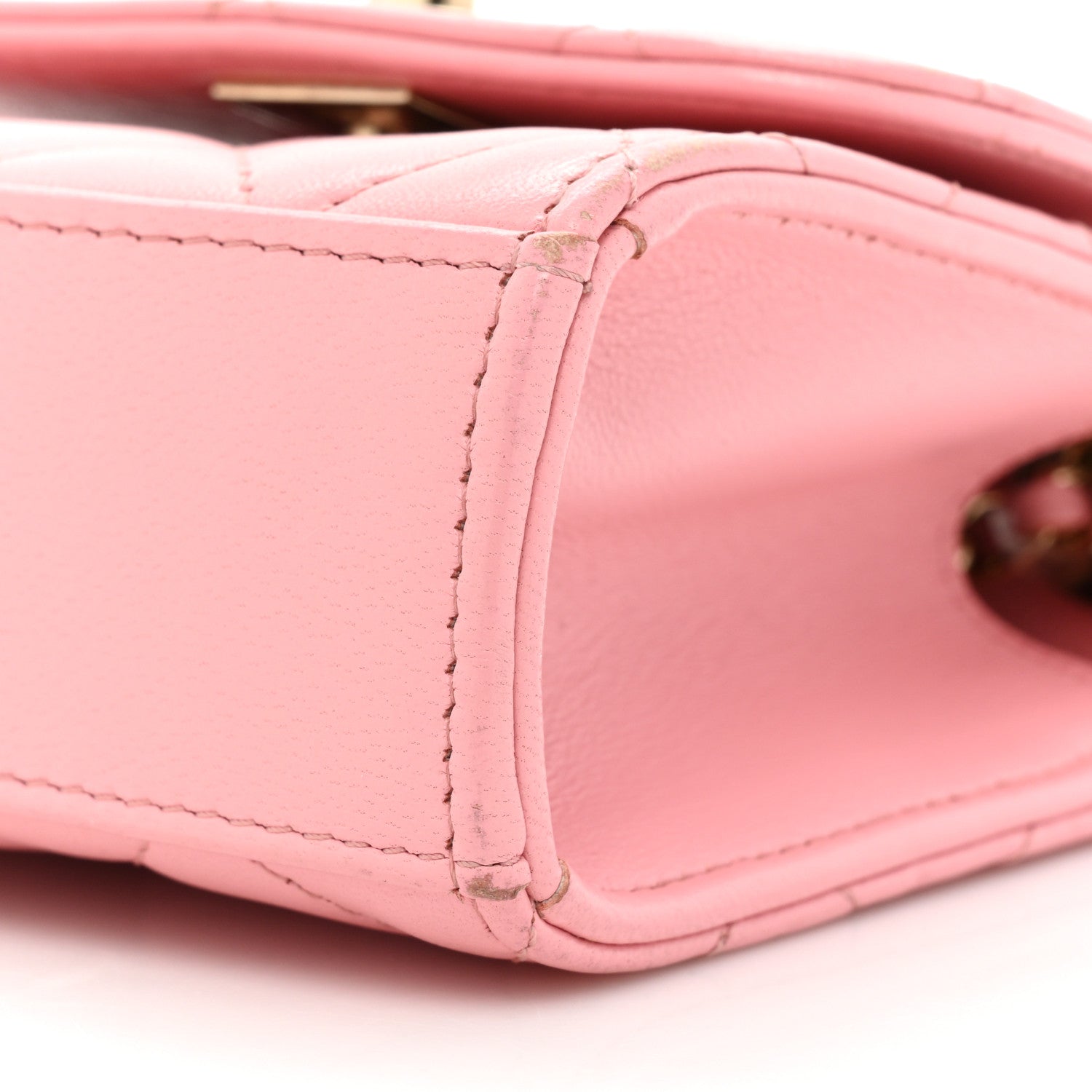 Chanel Lambskin Quilted Mini Trendy CC Clutch With Chain Pink 8 of 18