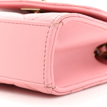 Chanel Lambskin Quilted Mini Trendy CC Clutch With Chain Pink 8 of 18