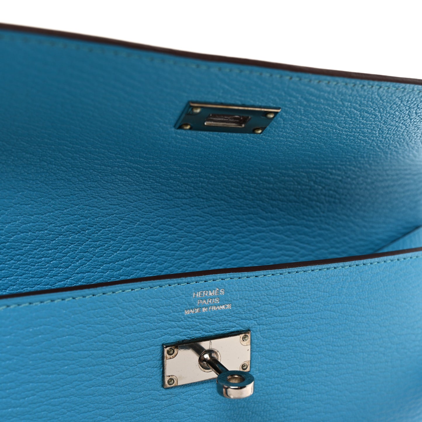 Chevre Mysore Kelly Longue Wallet Bleu Azteque