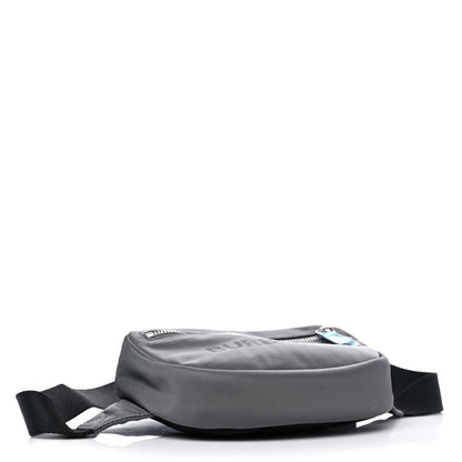 Burberry Econyl Logo Print Small Cannon Bum Bag Charcoal Grey 4 of 9