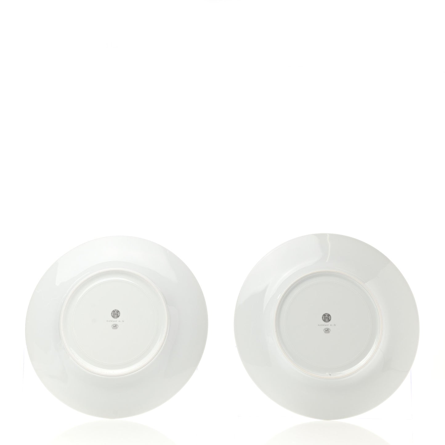 Porcelain Mosaique Au 24 Platine Presentation Plate Set of 2