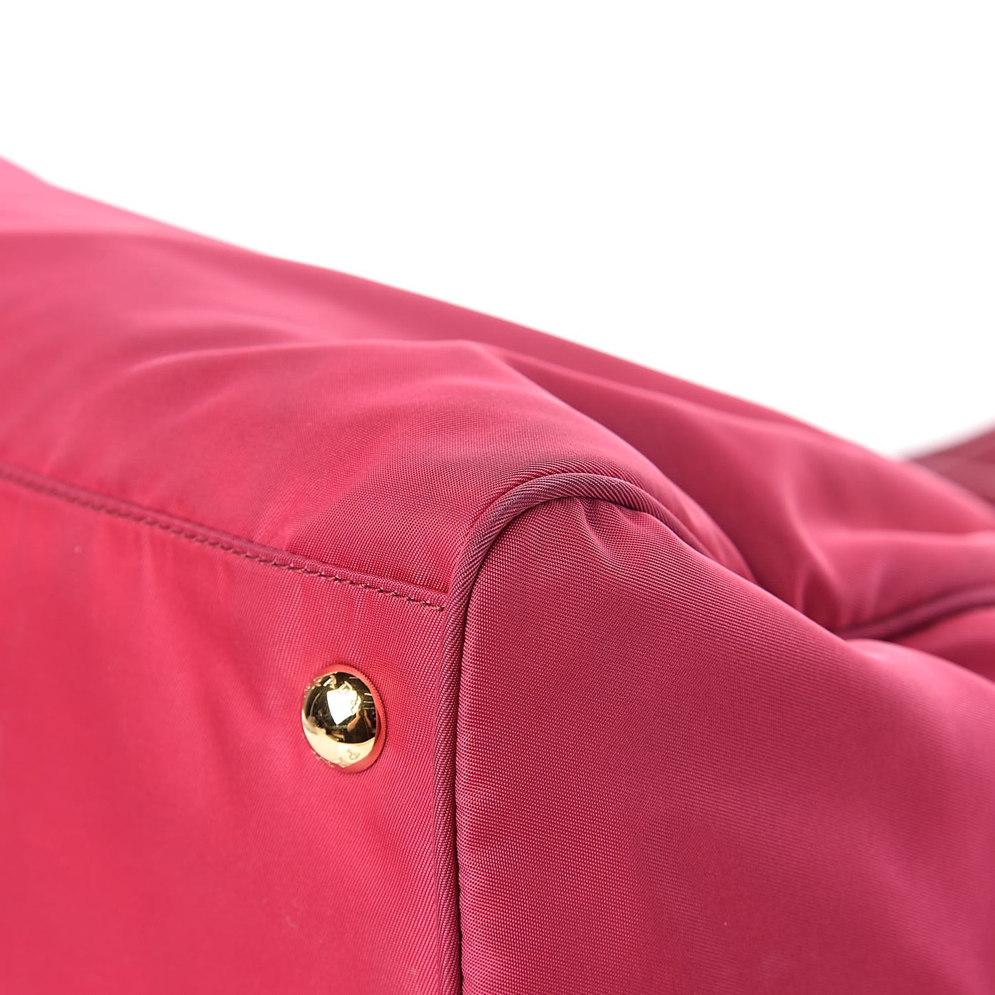 Saffiano Tessuto Nylon Shopping Satchel Ibisco