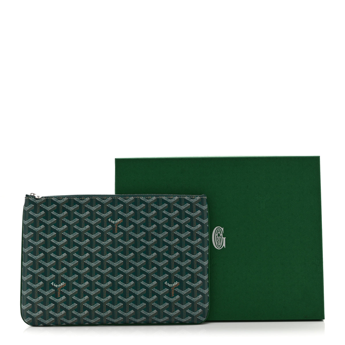 Goyardine Senat Pochette MM Green