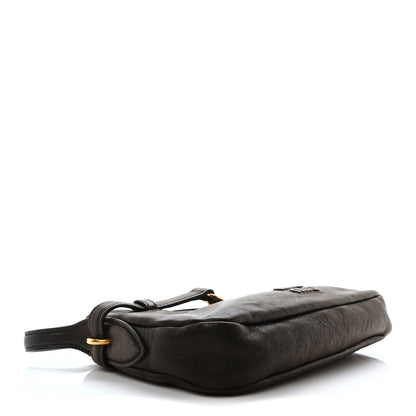 Miu Miu Nappa Aviator Regular Aventure Bag Black 4 of 9
