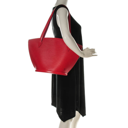Louis Vuitton Epi Saint Jacques GM Castillan Red 2 of 9