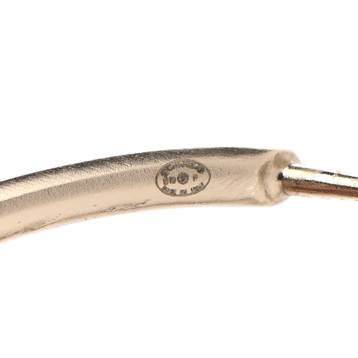 Chanel Lambskin CC Chain Hoop Earrings Black Gold 8 of 9