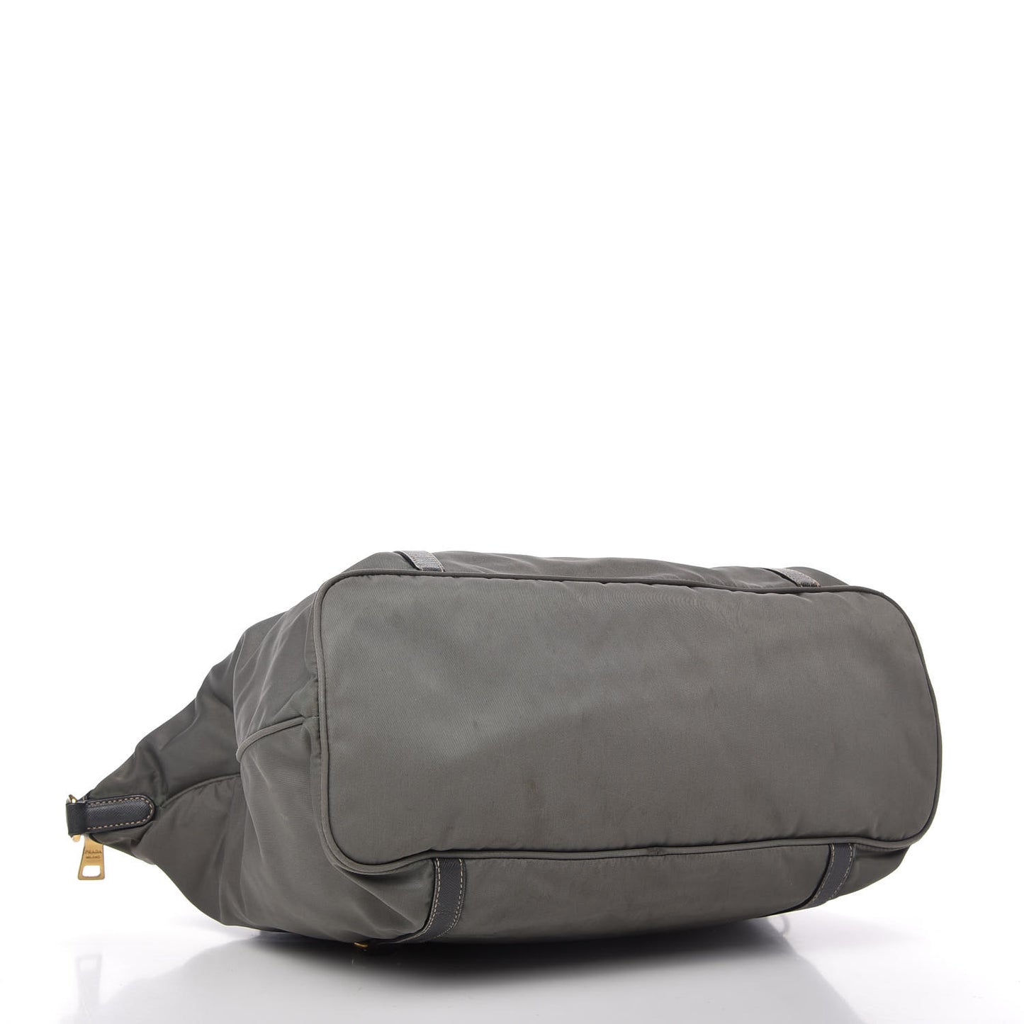 Tessuto Nylon Saffiano Tote Grey