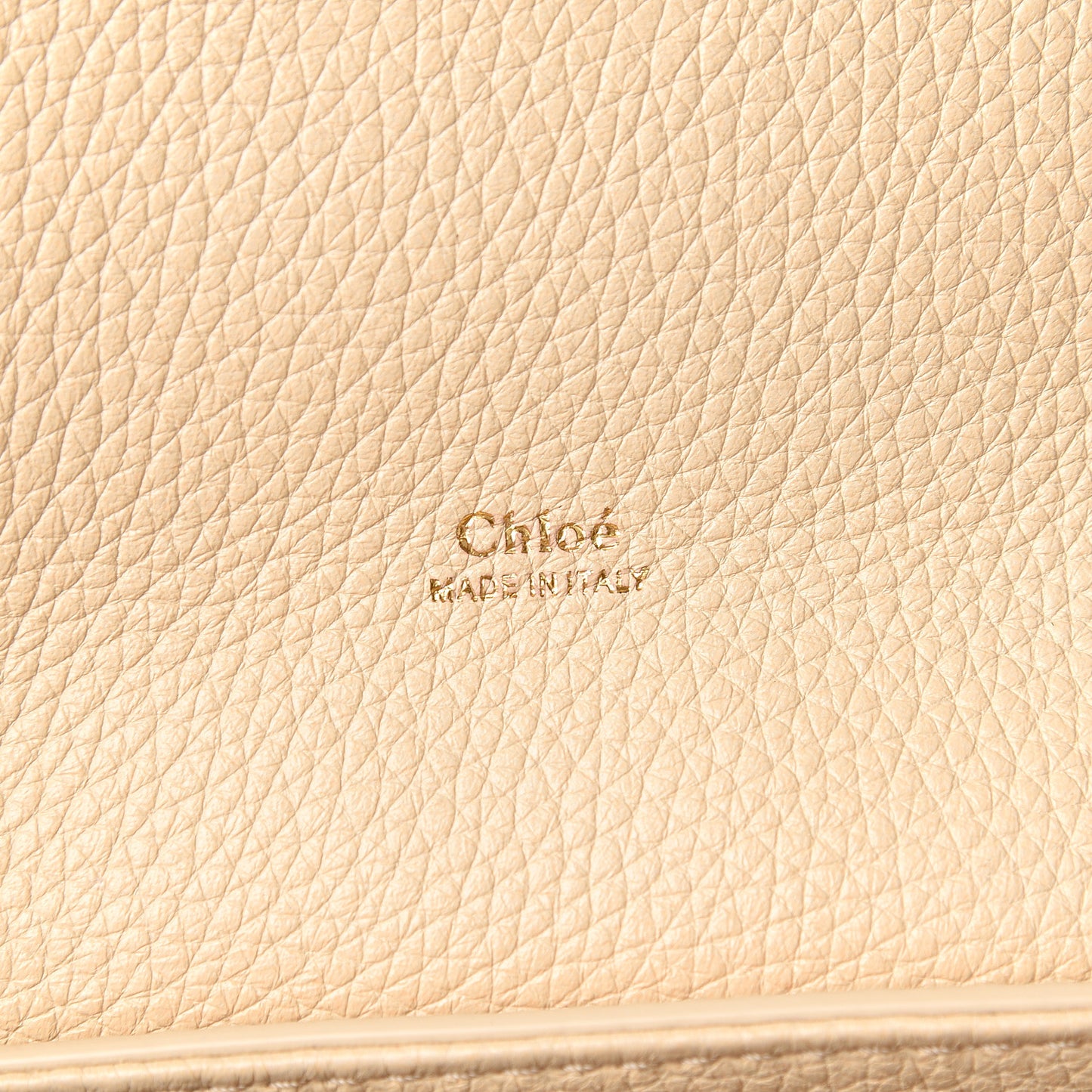 Shiny Grained Calfskin Medium Aby Day Shoulder Bag Blondie Beige