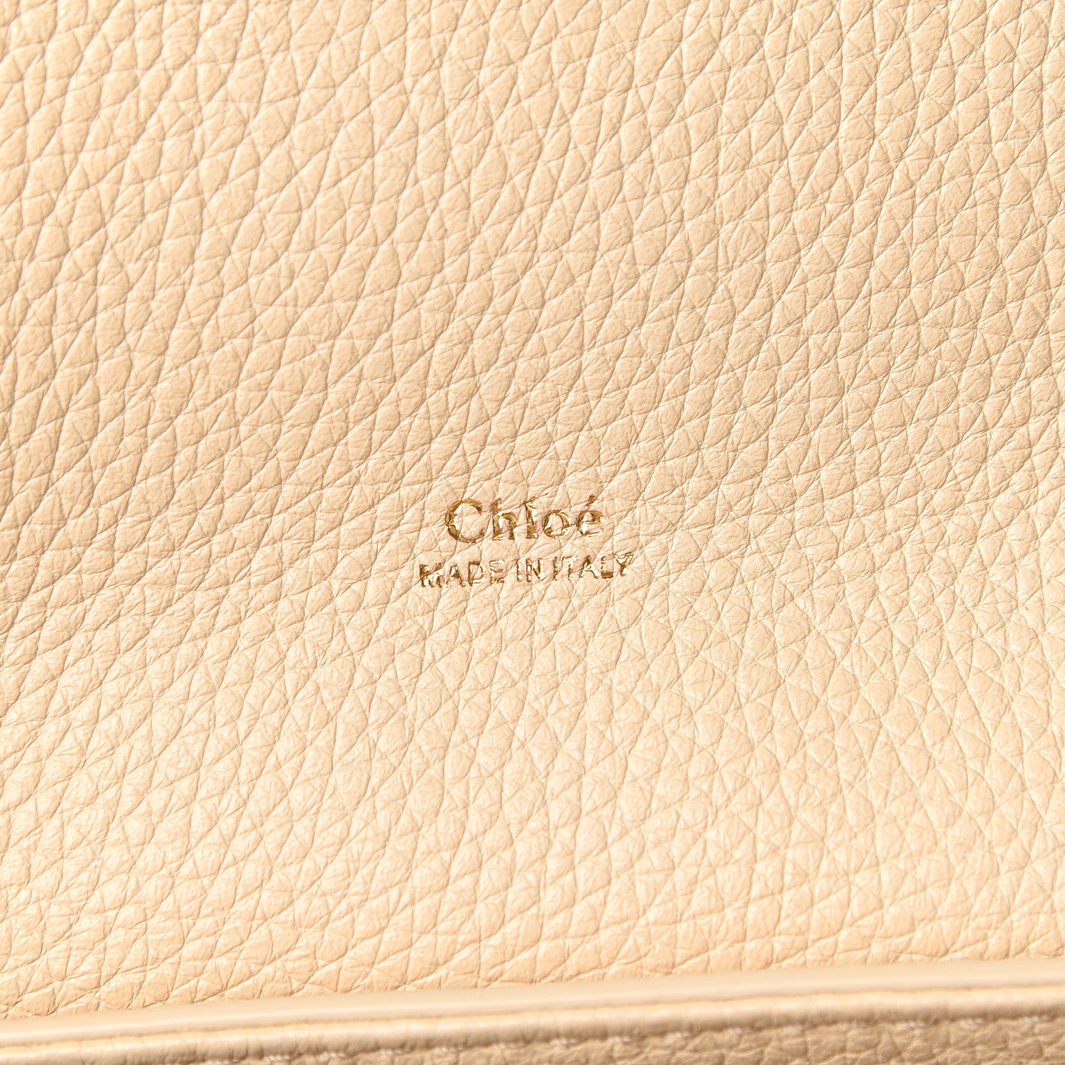 Chloe Shiny Grained Calfskin Medium Aby Day Shoulder Bag Blondie Beige 5 of 8