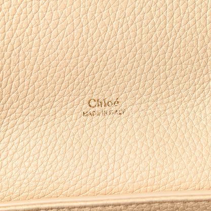 Chloe Shiny Grained Calfskin Medium Aby Day Shoulder Bag Blondie Beige 5 of 8