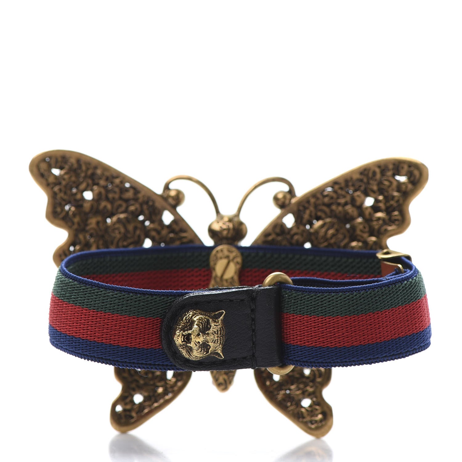 Gucci Web Crystal Butterfly Bracelet Multicolor 3 of 5