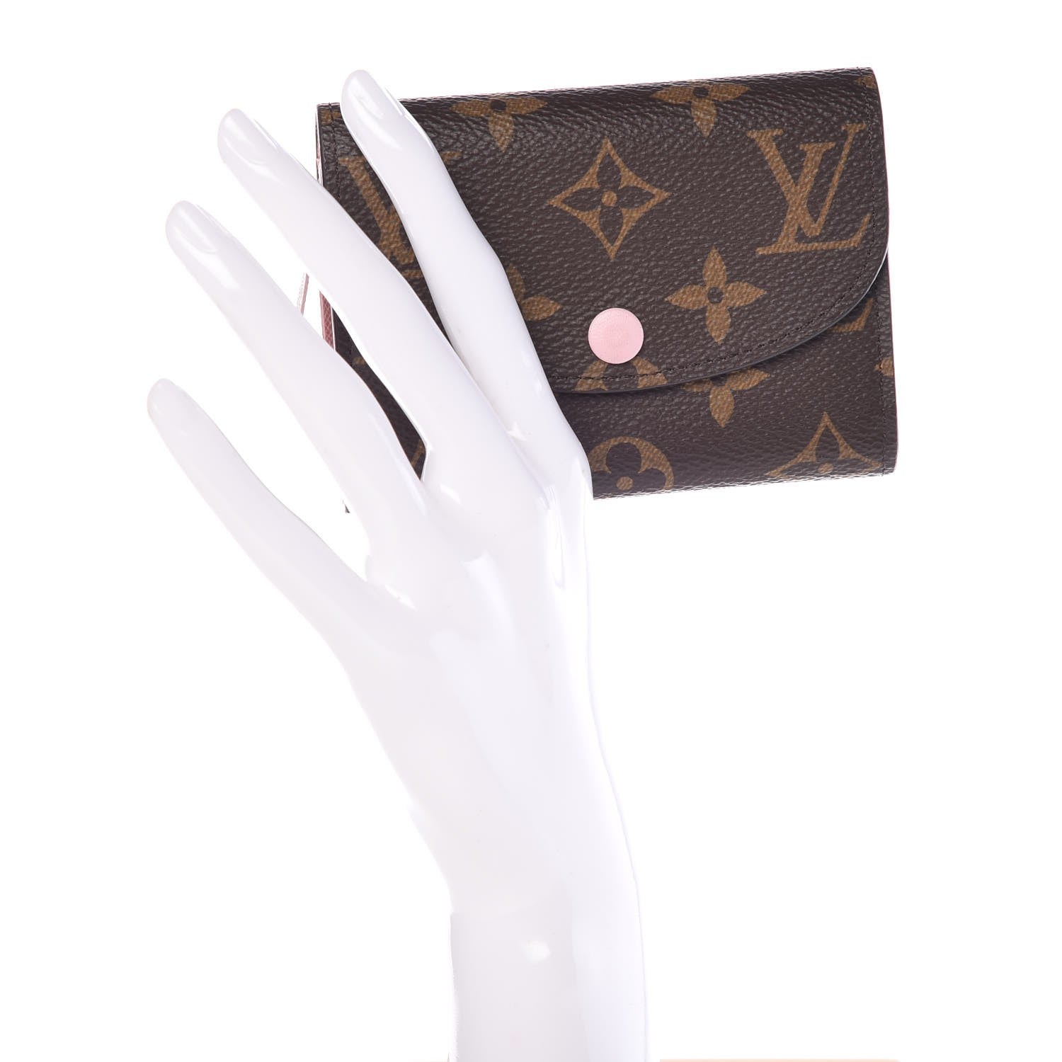 Louis Vuitton Monogram Rosalie Coin Purse Rose Ballerine 2 of 9