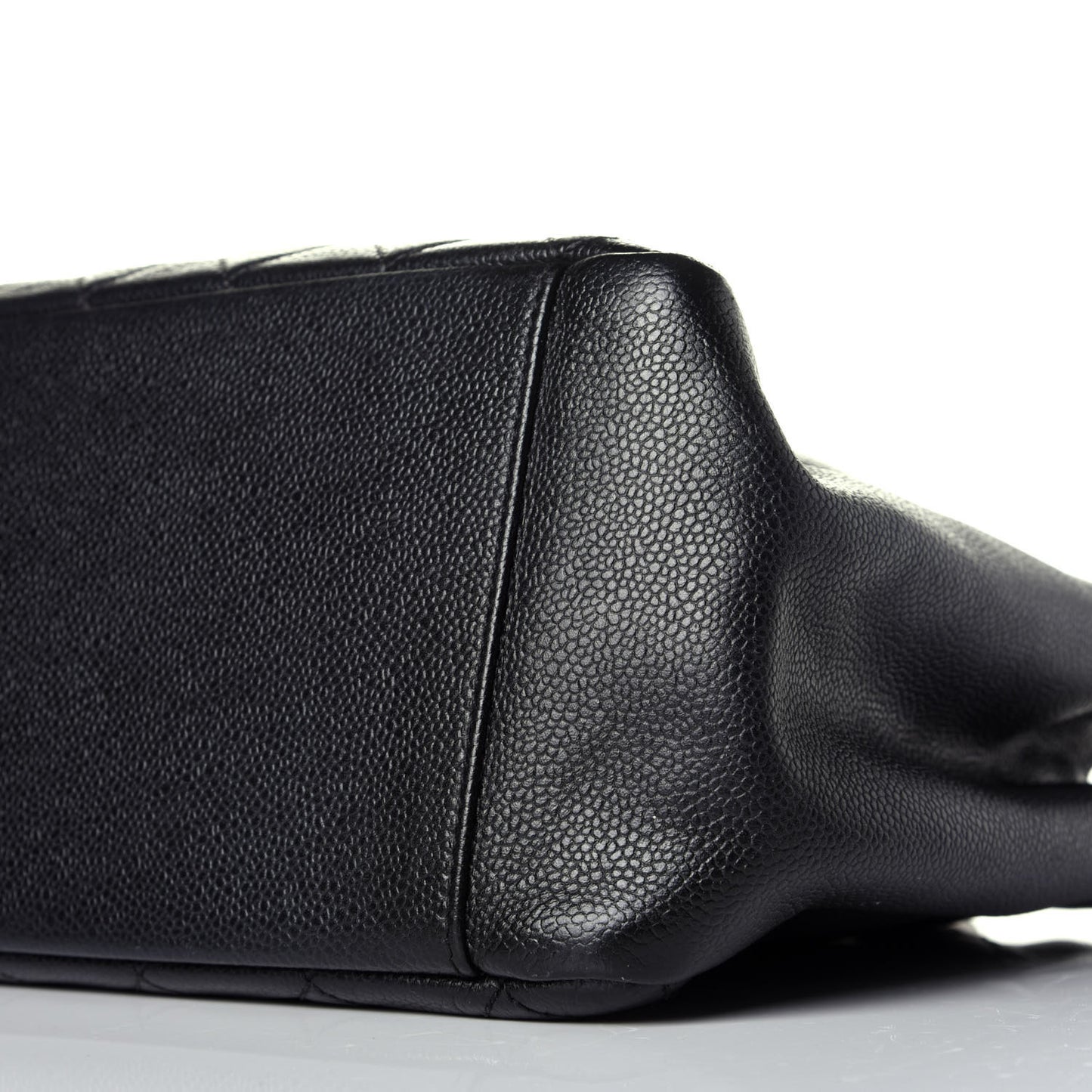 Caviar Quilted Grand Shopping Tote GST Black