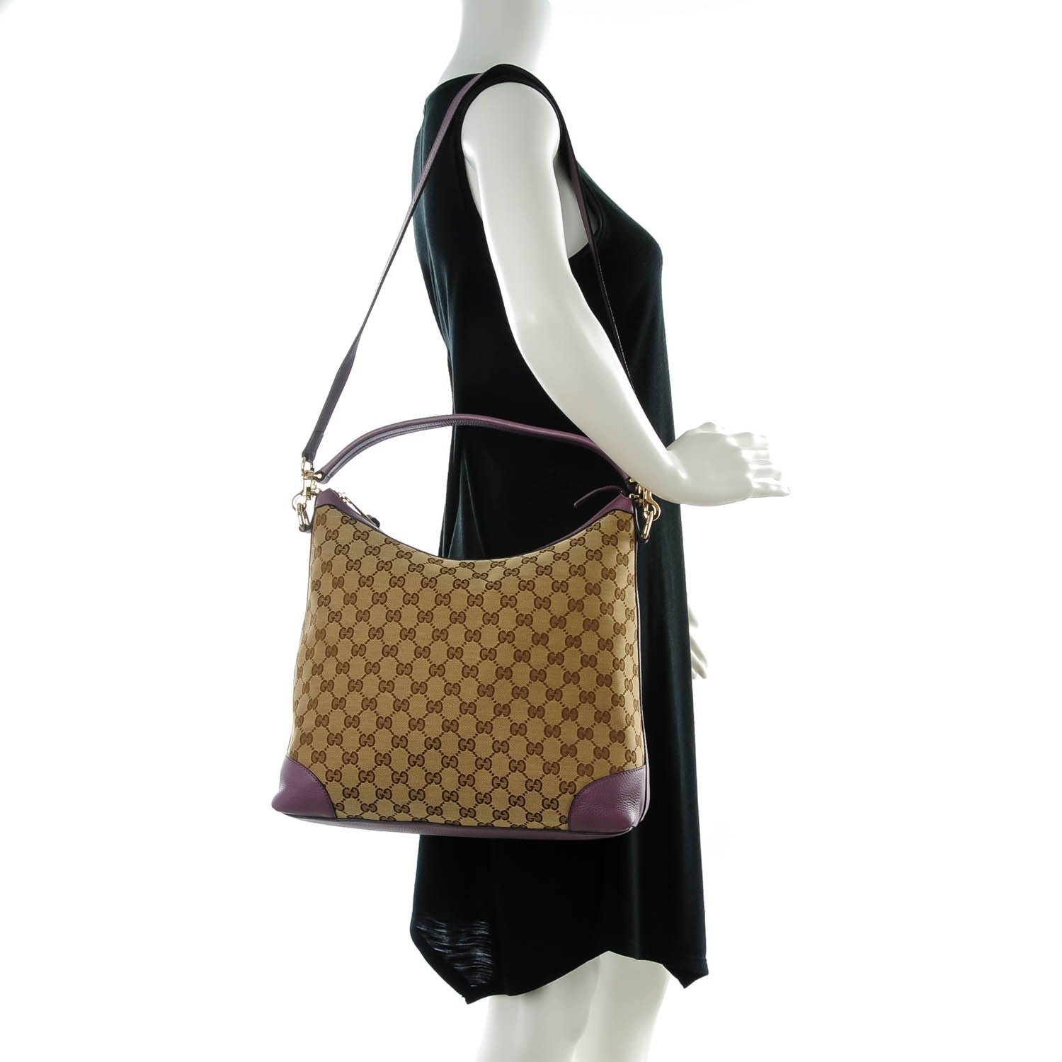 Gucci Monogram Small Miss GG Hobo Lilac 2 of 7