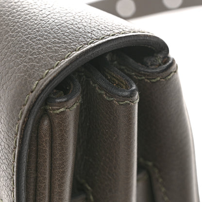 Hermes Evercolor Kelly Messenger PM Vert De Gris 12 of 15