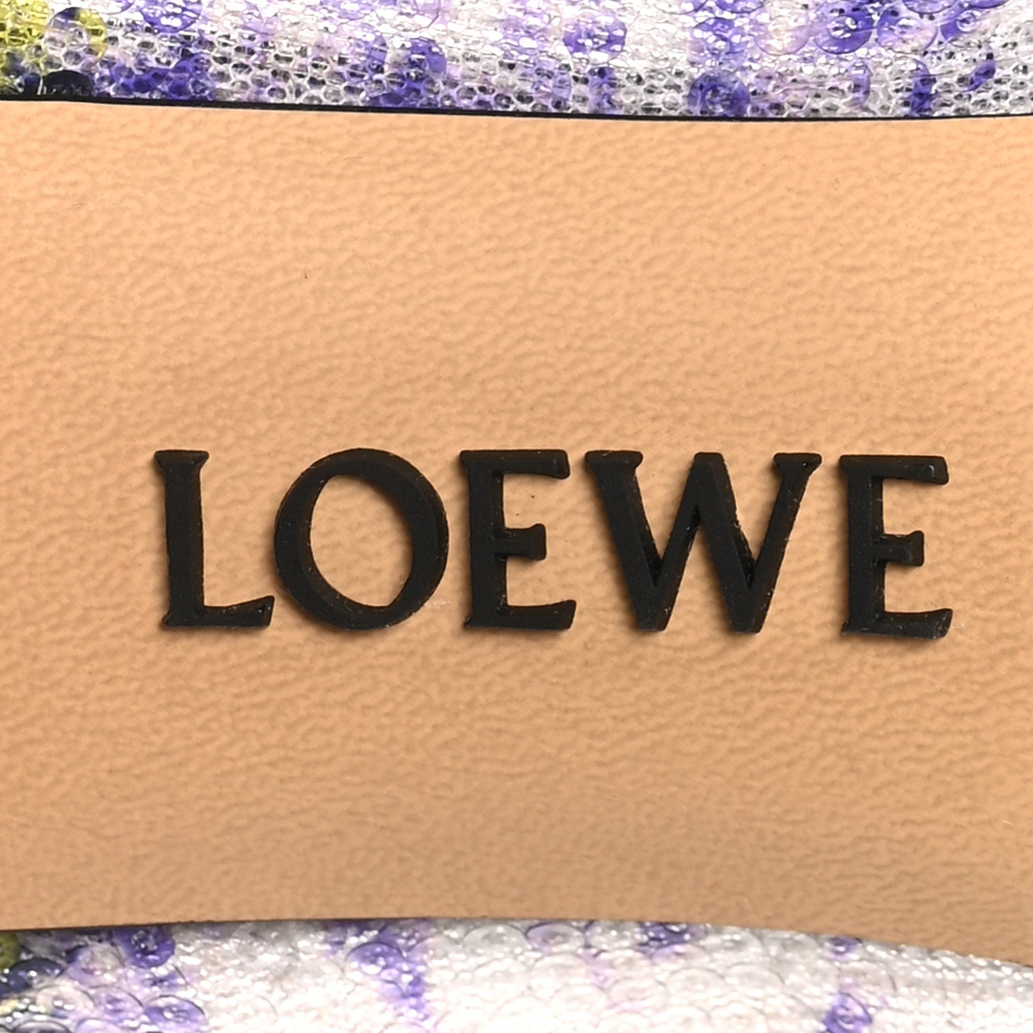 Loewe Sequins Floral Toy Mules 36 Purple 7 of 7