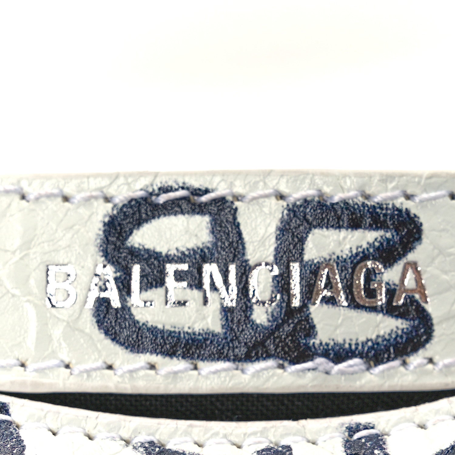 Balenciaga Agneau Arena Graffiti Le Cagole Shoulder Bag XS Black White 6 of 10