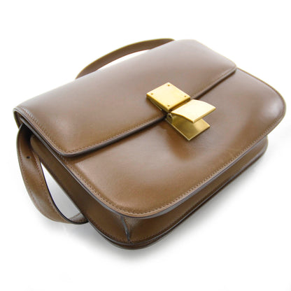 Celine Leather Medium Classic Box Flap Bag Camel 4 of 8