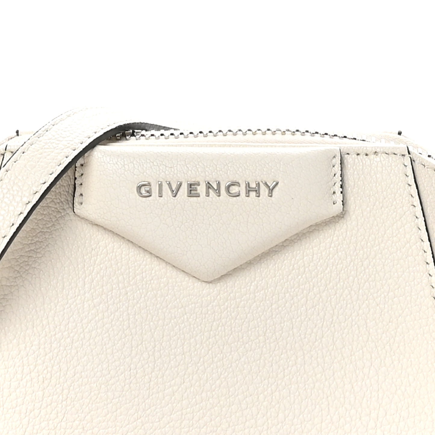 Sugar Goatskin Nano Antigona White