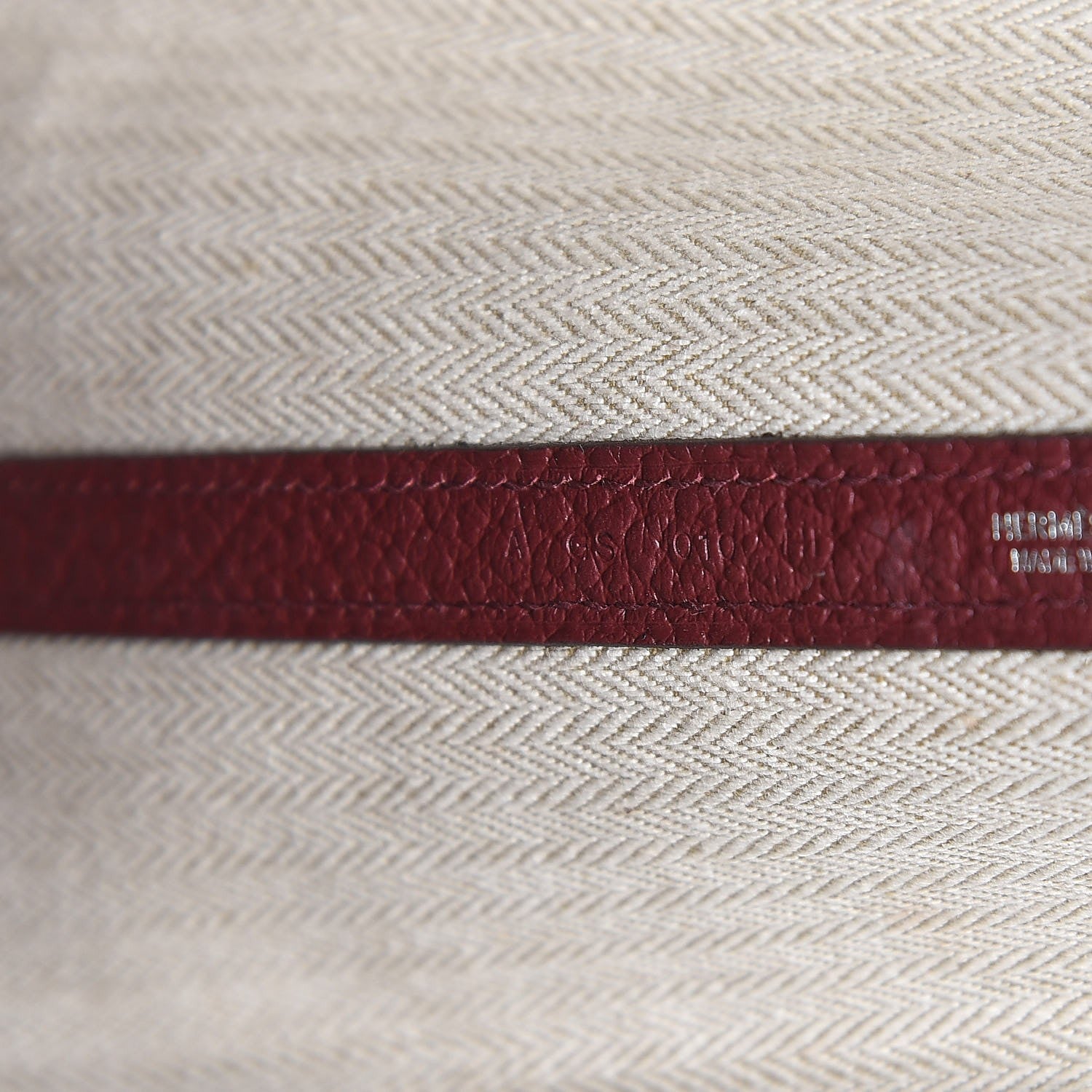 Hermes Negonda Garden Party 36 MM Bordeaux 7 of 8