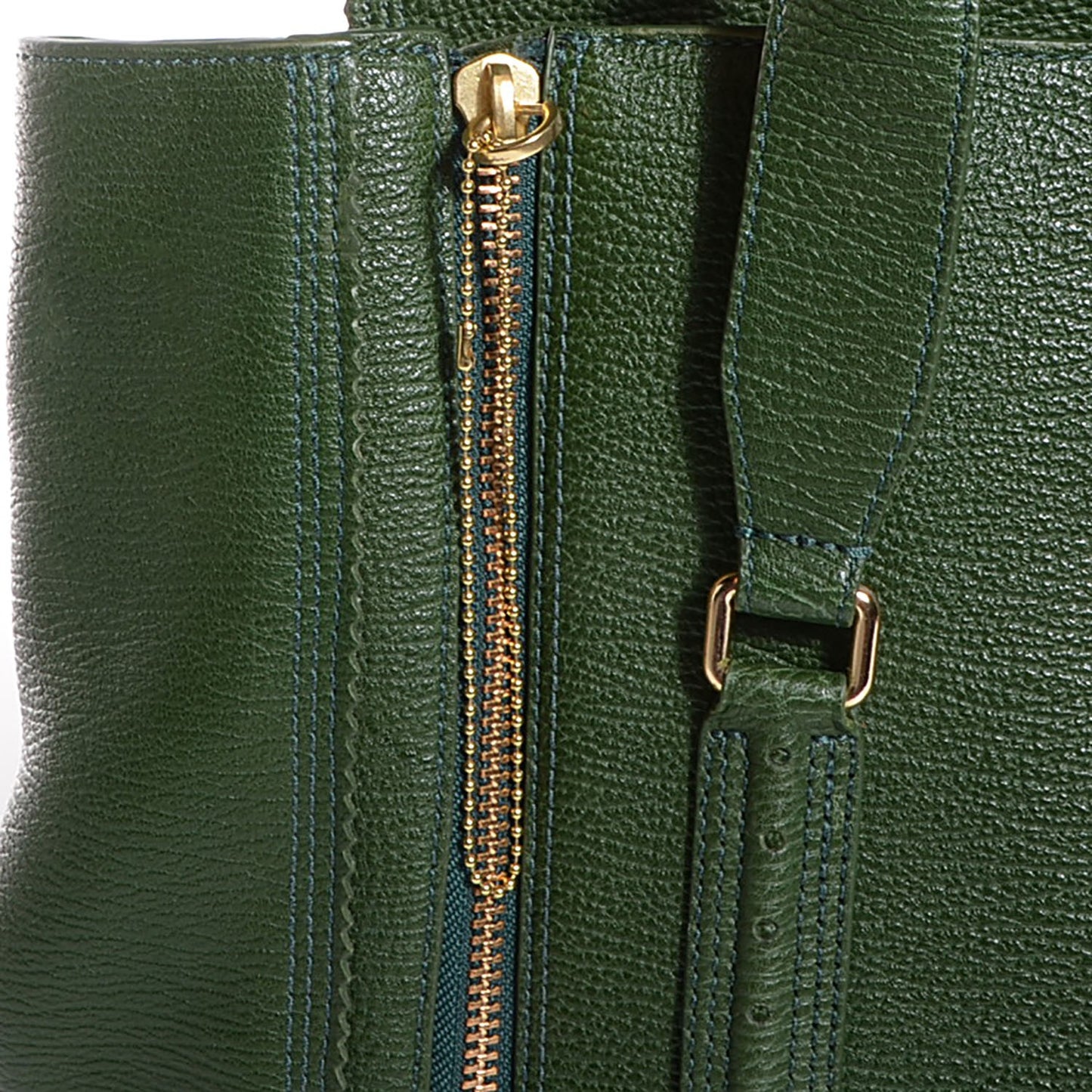 3.1 Leather Large Pashli Satchel Jade