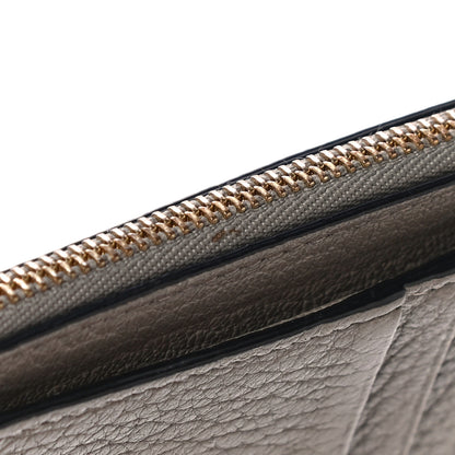 Chloe Grained Calfskin Drew Card Holder Motty Grey 9 of 10