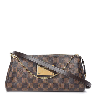 Louis Vuitton Damier Ebene Eva Clutch 1 of 9