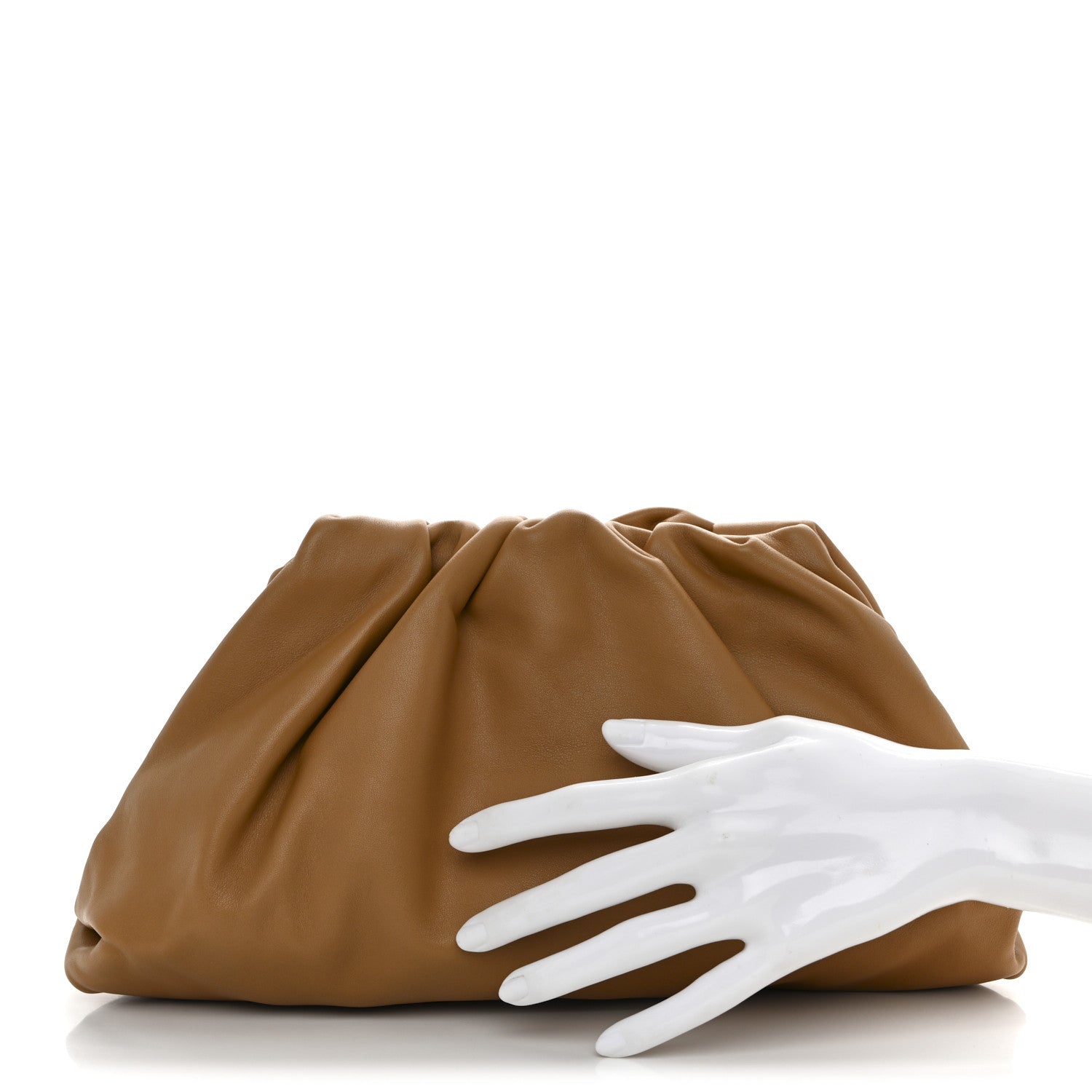 Bottega Veneta Calfskin Teen Pouch Caramel 2 of 13