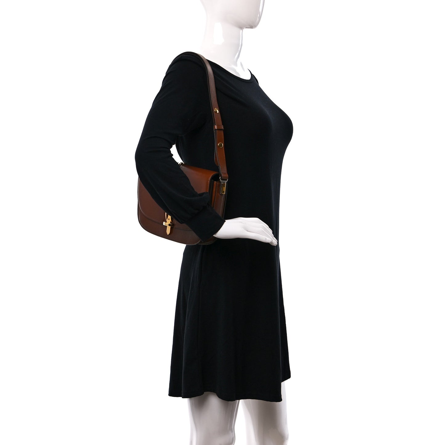 Azalea Calfskin Small Sylvie 1969 Flap Messenger Bag Cuir