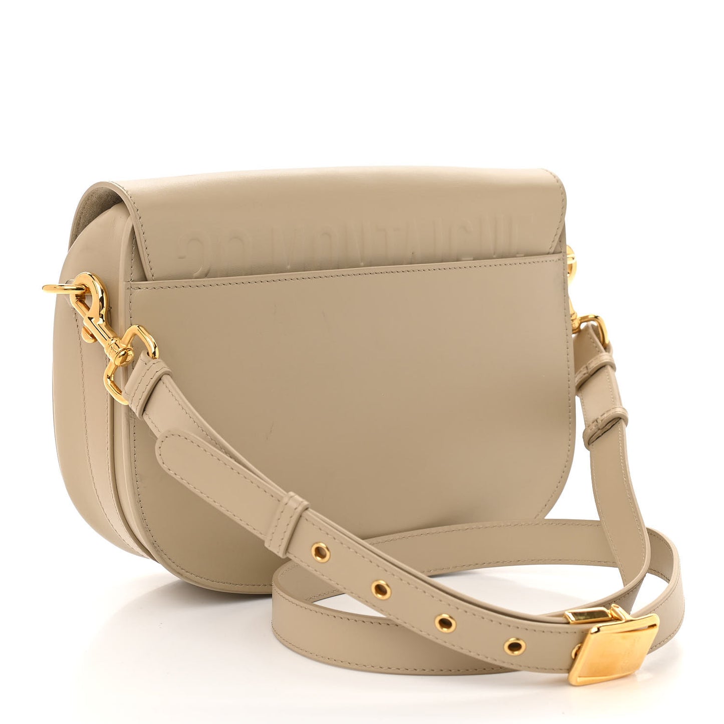 Box Calfskin Medium Bobby Flap Beige