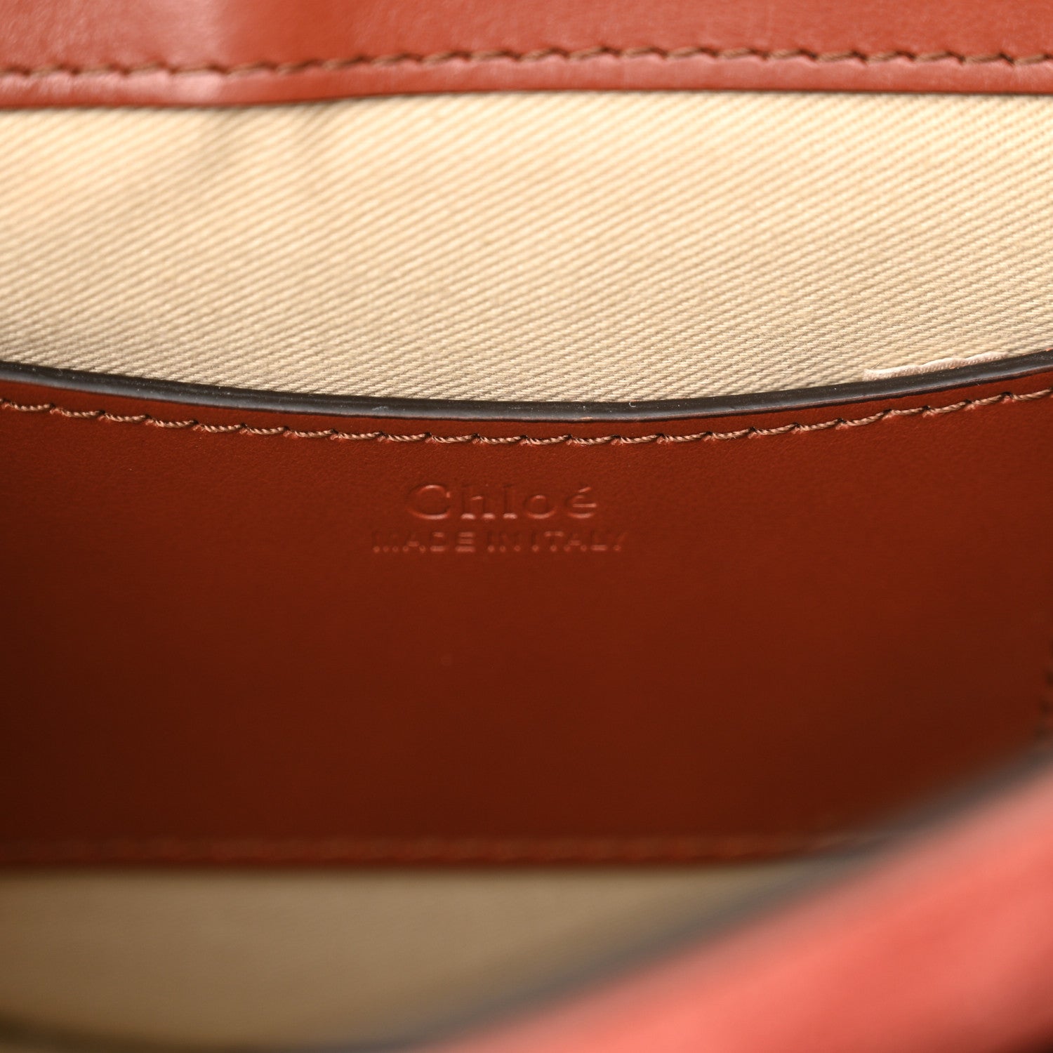 Chloe Calfskin Small Tess Bag Sepia Brown 6 of 11