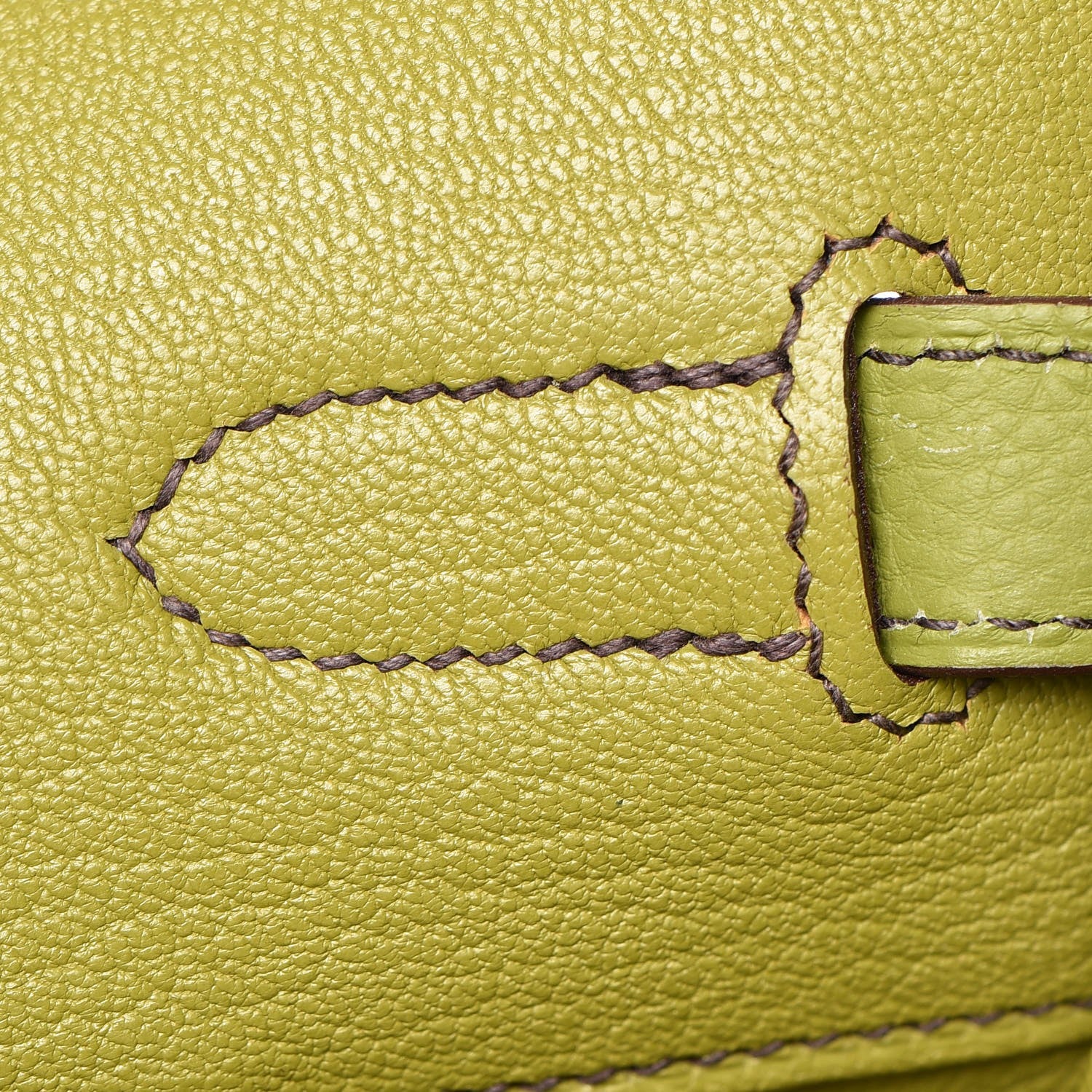 Hermes Togo Birkin 35 Vert Anis 9 of 41
