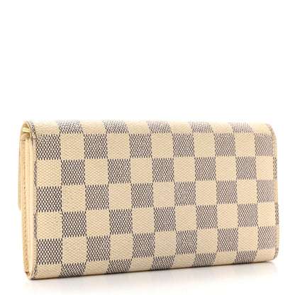 Louis Vuitton Damier Azur Sarah Wallet 3 of 16
