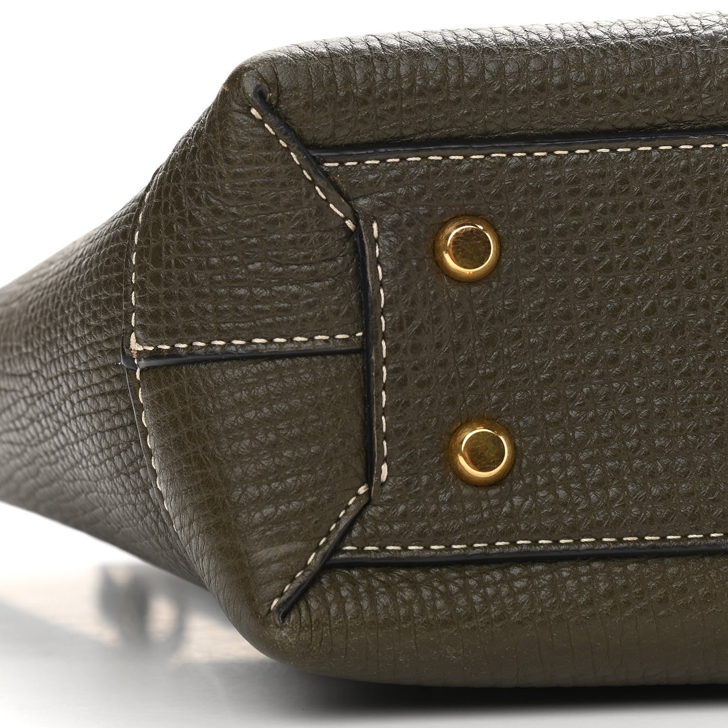 Bottega Veneta Grainy Calfskin Small Arco Kaki 10 of 12