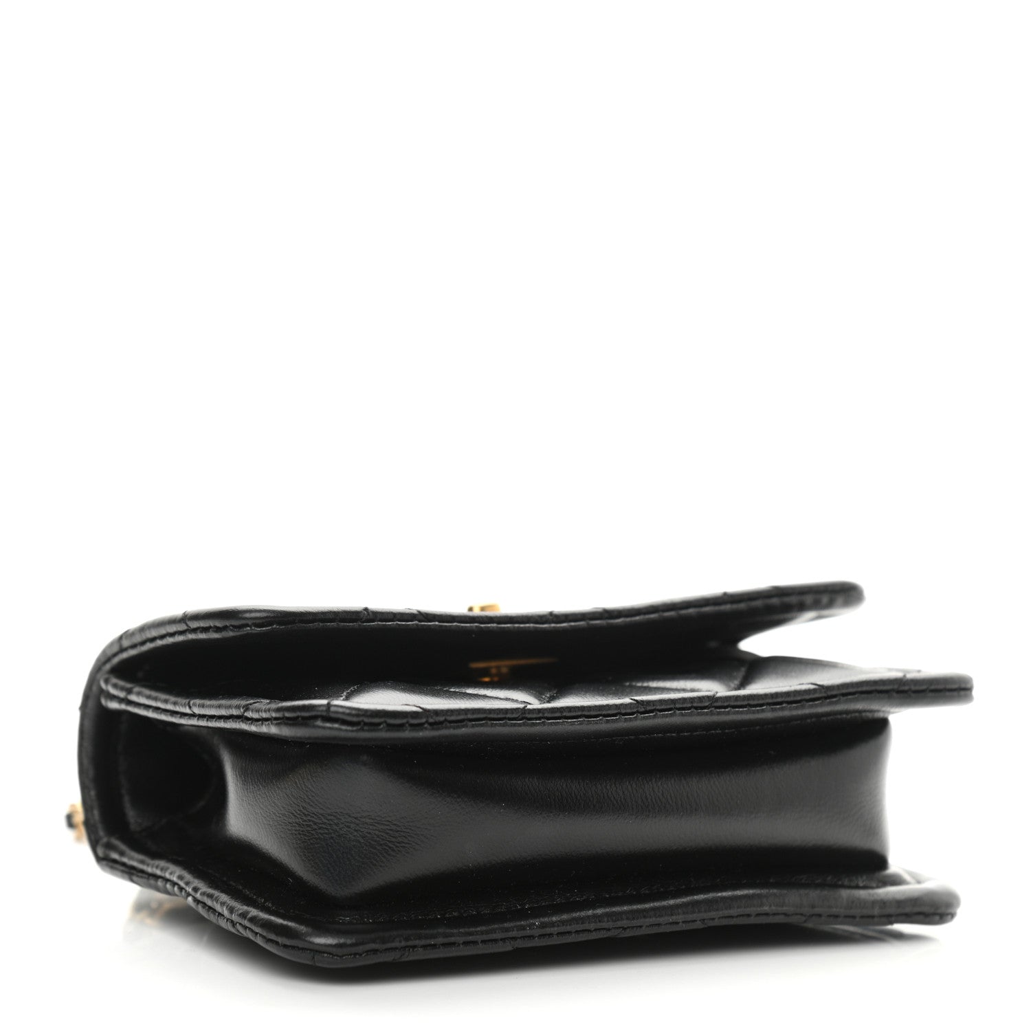 Chanel Shiny Lambskin Quilted Extra Mini Flap Black 4 of 10