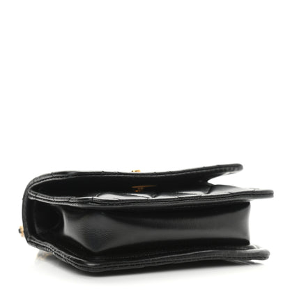 Chanel Shiny Lambskin Quilted Extra Mini Flap Black 4 of 10