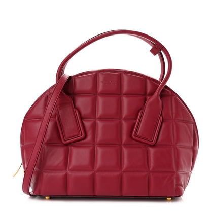 Bottega Veneta Butter Calfskin Padded Swoop Amaranto 1 of 9