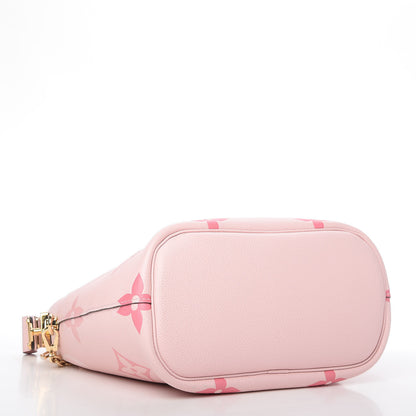 Louis Vuitton Empreinte Monogram Giant By The Pool Marshmallow Hobo PM Bouton De Rose 4 of 9
