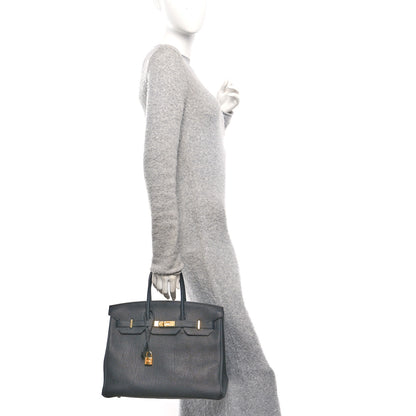 Hermes Togo Birkin 35 Black 2 of 16