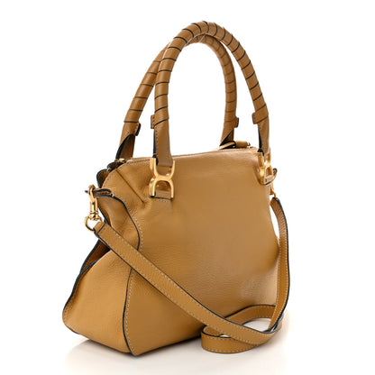Chloe Calfskin Medium Marcie Satchel Sand Shell 3 of 14