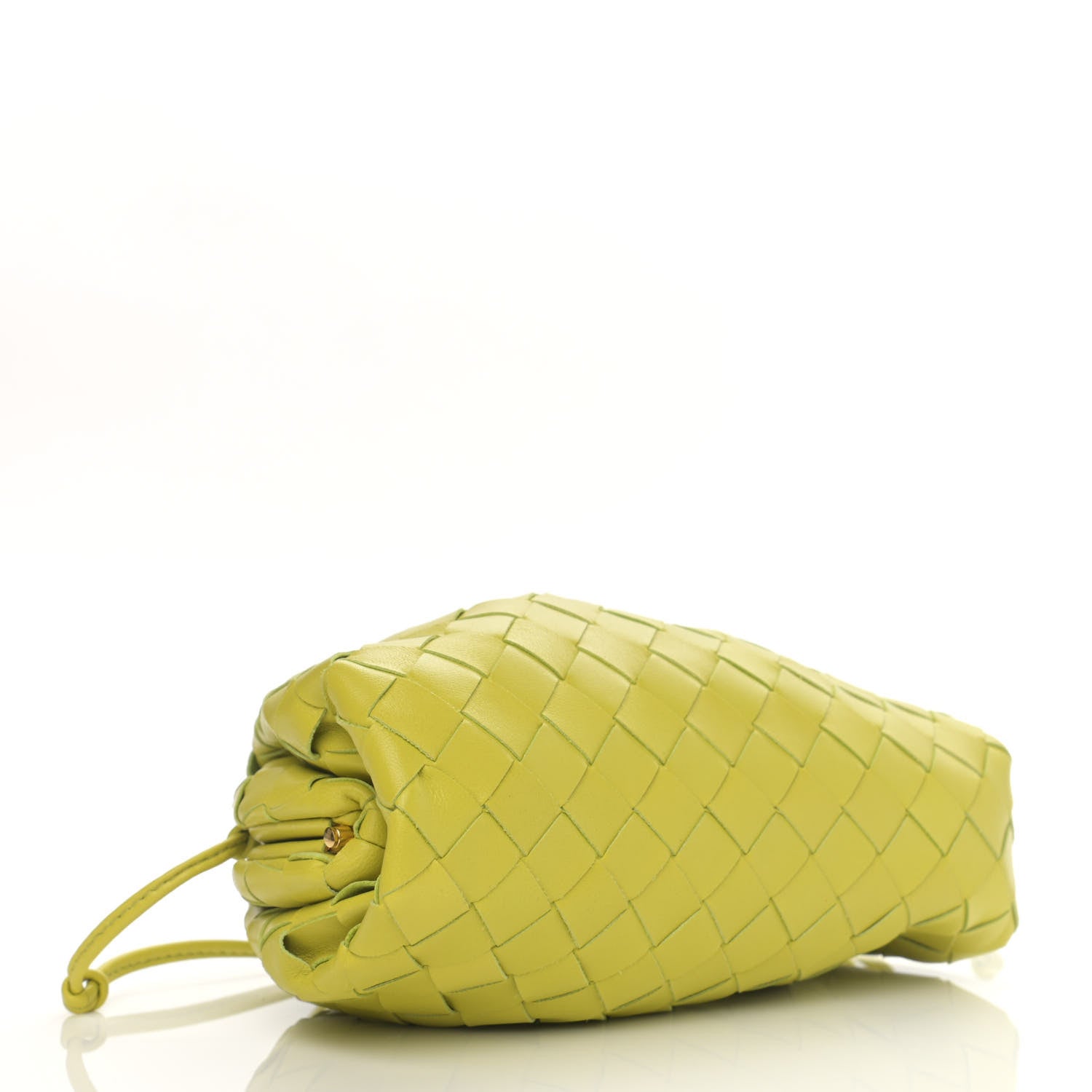 Bottega Veneta Nappa Intrecciato The Mini Pouch Kiwi 4 of 10