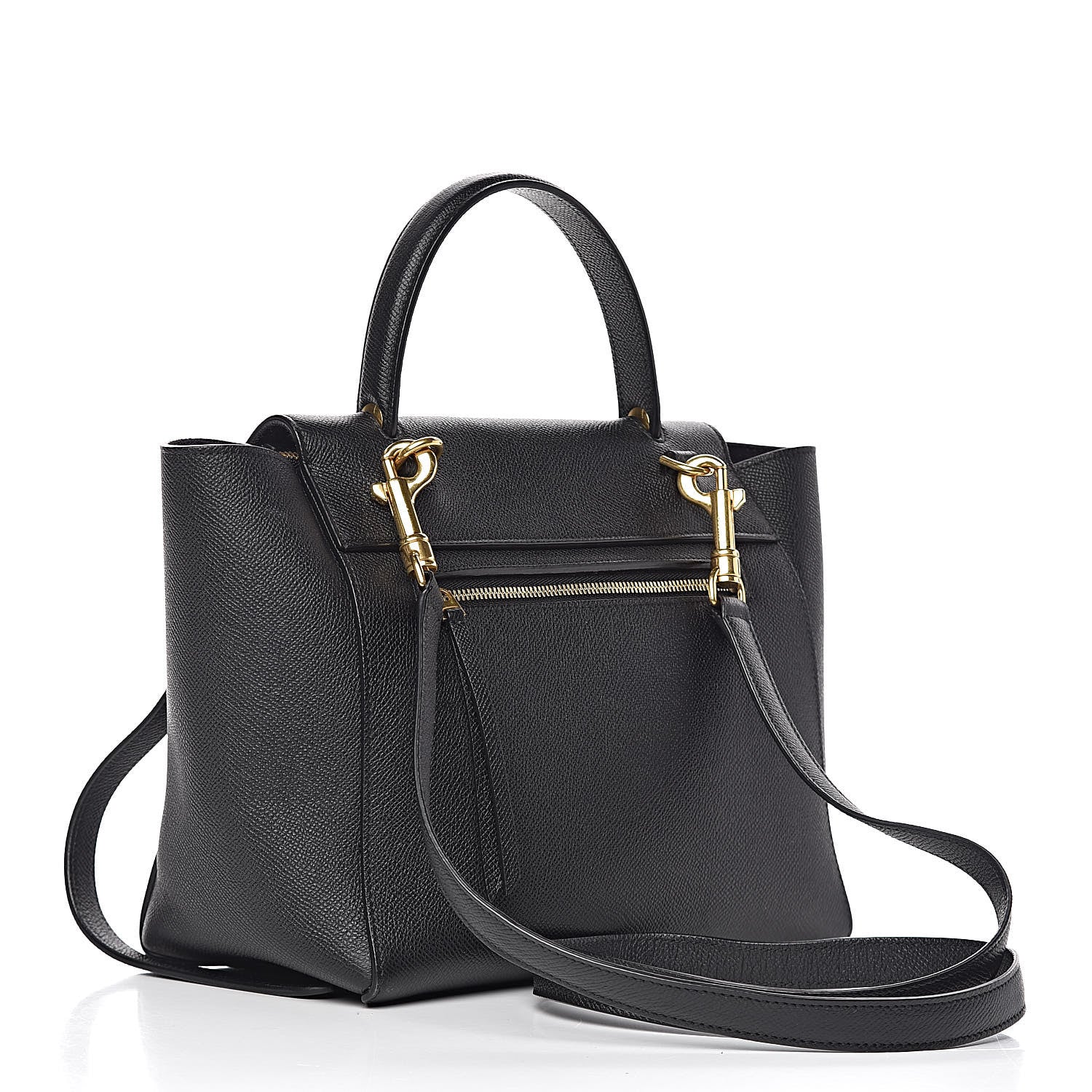 Celine Grained Calfskin Micro Belt Bag Black 3 of 11