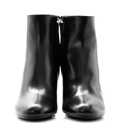 Saint Laurent Nappa Vendome Loulou Ankle Zip Boot 38 Black 2 of 8