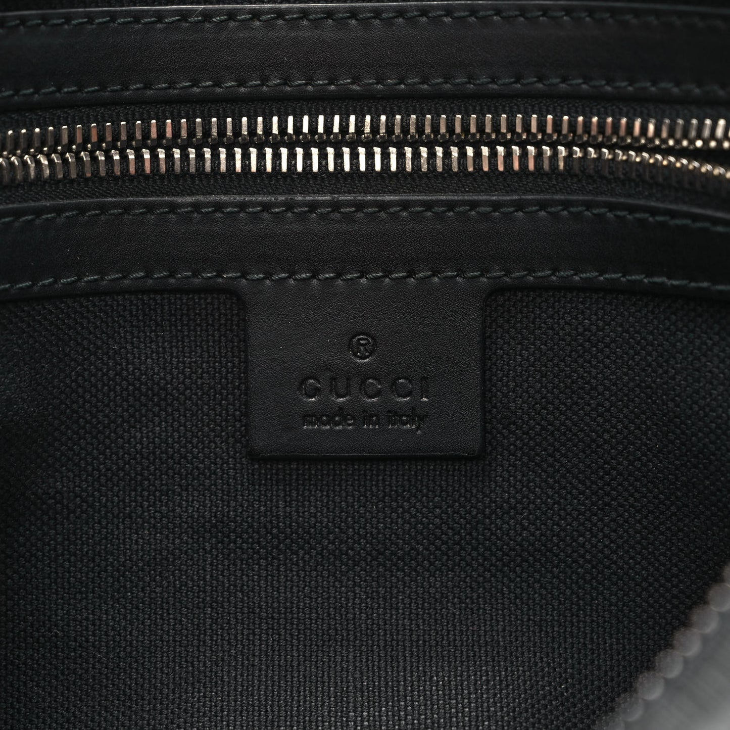Soft GG Supreme Monogram Web Belt Bag Black Grey