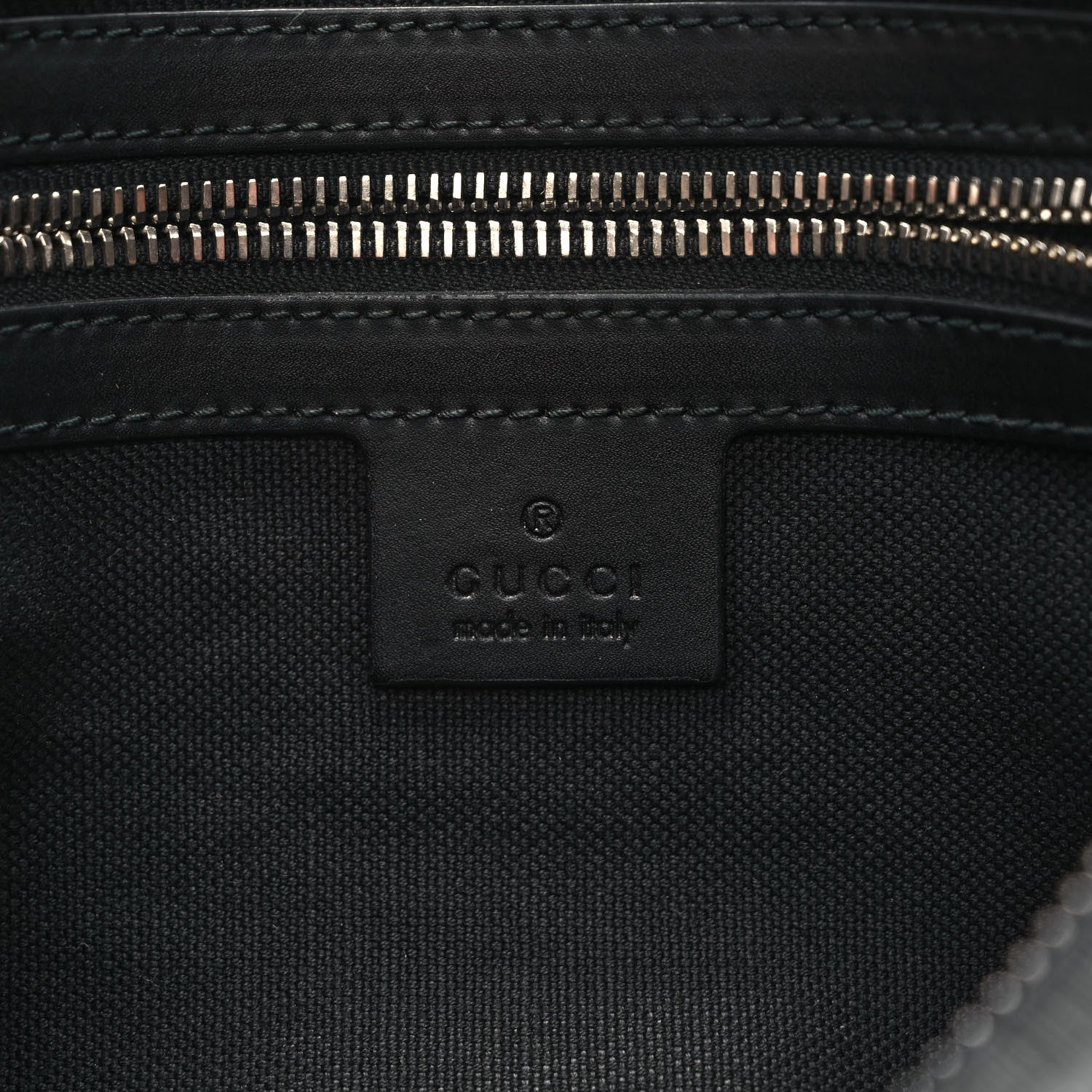 Gucci Soft GG Supreme Monogram Web Belt Bag Black Grey 6 of 9