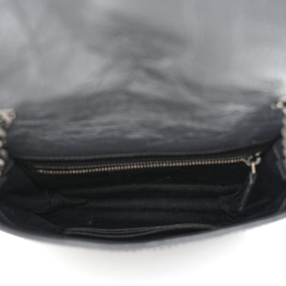 Saint Laurent Crinkled Calfskin Matelasse Monogram Niki Chain Wallet Storm 5 of 10
