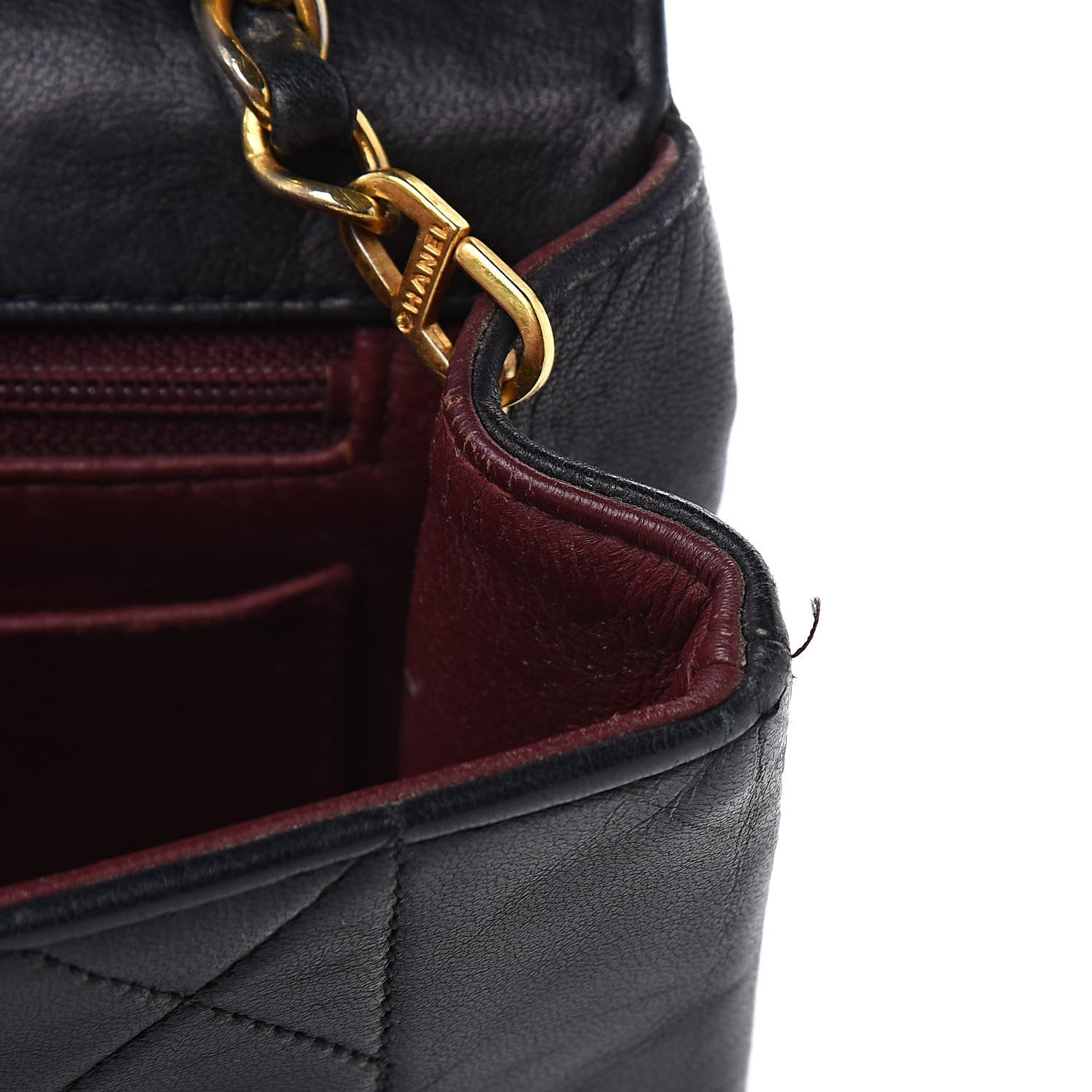Chanel Lambskin Quilted Small Single Flap Black 14 of 21